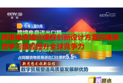 跨境電商培訓(xùn)課程創(chuàng)新設(shè)計(jì)方案構(gòu)建高效學(xué)習(xí)路徑提升全球競爭力