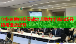 企業(yè)跨境電商實戰(zhàn)培訓(xùn)助力全球市場開拓與運營提升